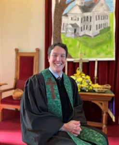 Rev, Andrew Harris, Pastor at UCC Burlington